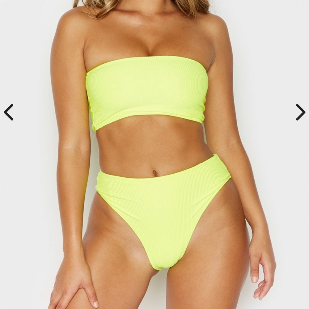 Frankie’s Bikinis Jenna Top & Bottom in Lemon Drop